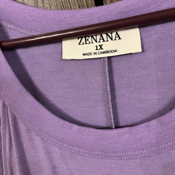 Sleeveless top purple 1XL - Picture 2 of 2